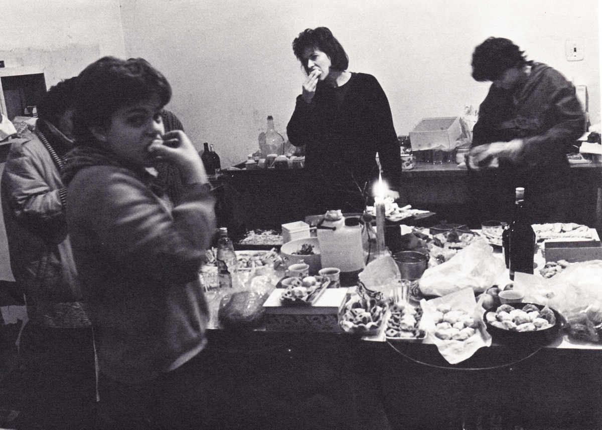 Záchrana kaštieľa v Marianke, akcia SZOPK. 1988–1989. Archív Mariána a Mikuláša Hubu